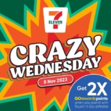 7-Eleven Crazy Wednesday Sale on 8 Nov 2023