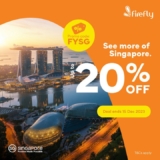 Firefly Airlines up to 20% off flights to Singapore