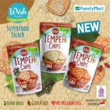 FamilyMart Woh Tempeh Chips and Mezete Hummus delights 2023