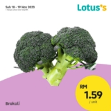 Lotus’s More Cheap Sale until 19 Nov 2023
