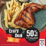 Tony Roma’s Setia City Mall 50% Off Promotion
