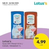 Lotus’s More Cheap Sale until 26 Nov 2023