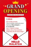 MIXUE 蜜雪冰城 Setapak Outlet Opening 50% Off Promo