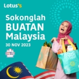 Lotus’s Discount on local Made Goods Sale until 30 Nov 2023