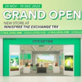 innisfree The Exchange TRX Opening Promotions