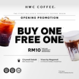 HWC Coffee Vivacity Mall & Citi Mall Sabah Outlets Opening Buy 1 Free 1 Promotions