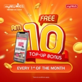 myNEWS Free RM10 credit bonus on Every 1st of the Month