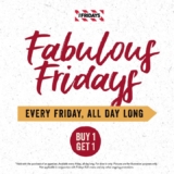 TGI Fridays Fabulous Fridays Buy 1 Free 1 Promo 2024: Affordable Dining in Malaysia