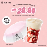 KOI Thé Exclusive Deal: Grab a Pink Gradient Umbrella for RM28.80