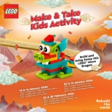 Build a LEGO® Micro Dragon in LEGO Certified Store LEGO® Certified Store and bring it home for FREE