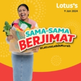 Lotus’s Sama-Sama Berjimat Sale Promotion on 9 Jan 2024