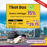 Easybook Up to 15% Discount on GJG Bus Tickets!