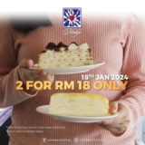 Nadeje delightful mille crepe cake for ONLY RM18 on January 18th