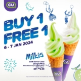 CU Unveils “Buy 1, Get 1 Free” Milkis Soft Serve Cone Deal in January 2024