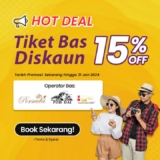 Explore Malacca, Johor, KL & Penang with Easybook: Grab Up to 15% Off Bus Tickets this January 2024!