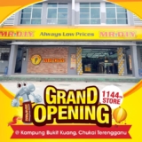 MR DIY Kampung Bukit Kuang, Chukai Terengganu Outlet Opening Promotions