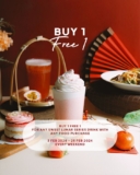 San Francisco Coffee Sweet Lunar Series drink Buy 1 Free 1 Promo on February 2024