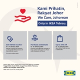 IKEA Tebrau’s Compassionate Response for Flood Victims – Free RM100 Voucher, Major Discounts & More: January 2024