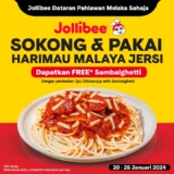 Jollibee FREE Sambalghetti at Dataran Pahlawan Melaka