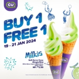 CU Free Milkis ice cream from 19 to 21 January 2024