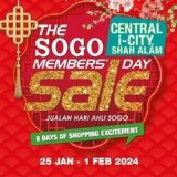 SOGO Members’ Day Sale till 1 February 2024