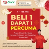 LuLu’s Buy 1, Get 1 Free promotion on 1 to 4 February 2024