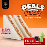 7-Eleven FREE Slurpee or Hot Americano with any Sandwich