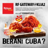 Richeese Factory Gateway@KLIA2 Opening Free Famous Fire Chicken Giveaway