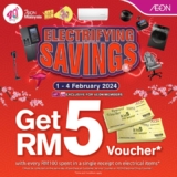 AEON Lights Up Lunar New Year 2024 with Exclusive Electrifying Savings Vouchers for Members