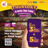 AEON Thursday is Better than Friday Sale on 1 Feb 2024