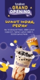 Tealive Lumut Indah, Perak Opening BUY 1 FREE 1  Promotions