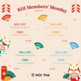 KOI Thé Malaysia February Promotions on Every Monday