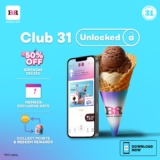 Baskin Robbins Club 31 Membership, Offering Exclusive Discounts and Rewards for Ice Cream Lovers