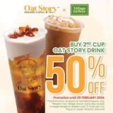 Oat Story Tamarind Square Offers 2nd Cup 50% Off Promotion on February 2024