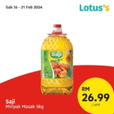 Lotus’s Supermarket Great Savings Sale on 16 Feb 2024