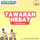 Econsave Feb Children Fair is as low as RM2.40