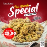 Savor the Crunchy Delight at Tony Roma’s: Enjoy Fried Mushroom for Only RM29.90!