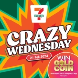 7-Eleven Crazy Wednesday promo on