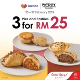 Secret Recipe Special Offer: 3 Pies & Pastries for RM25 Promo!