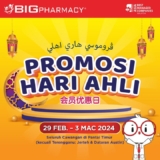 BIG PHARMACY Members Day Sale on 29 Feb – 3 Mar 2024
