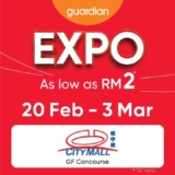 GUARDIAN EXPO IS NOW BACK IN CITY MALL, KK on 20th Feb – 3rd Mar 2024