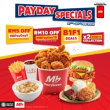 Marrybrown’s Exciting MB Payday Specials Feb 2024: Save Big with RM10 OFF + Buy 1 Free 1!