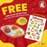 The Chicken Rice Shop – FREE Little Chick Sticker Pack with Kid’s Meal Purchase! Limited Time Promo 2024