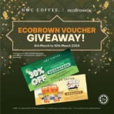 HWC Coffee Presents: ecoBrown’s Voucher Giveaway – Save RM 18.99 on Your Next Purchase!