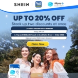 SHEIN Malaysia x Touch ‘n Go eWallet Free 20% Voucher Code Giveaway