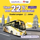 Easybook x Warisan Express Bus Tickets 22% Off Promotion
