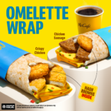 New Breakfast Delight: McDonald’s Omelette Wrap with Hash Browns 2024