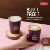 myNEWS Promotion: Buy 1, Free 1 Maru Americano to Brighten Your Day on March 2024