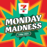 7-Eleven Monday Madness Sale on 4 March 2024