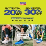 Sports Direct Running Footwear March Promo – Buy More, Save More!
